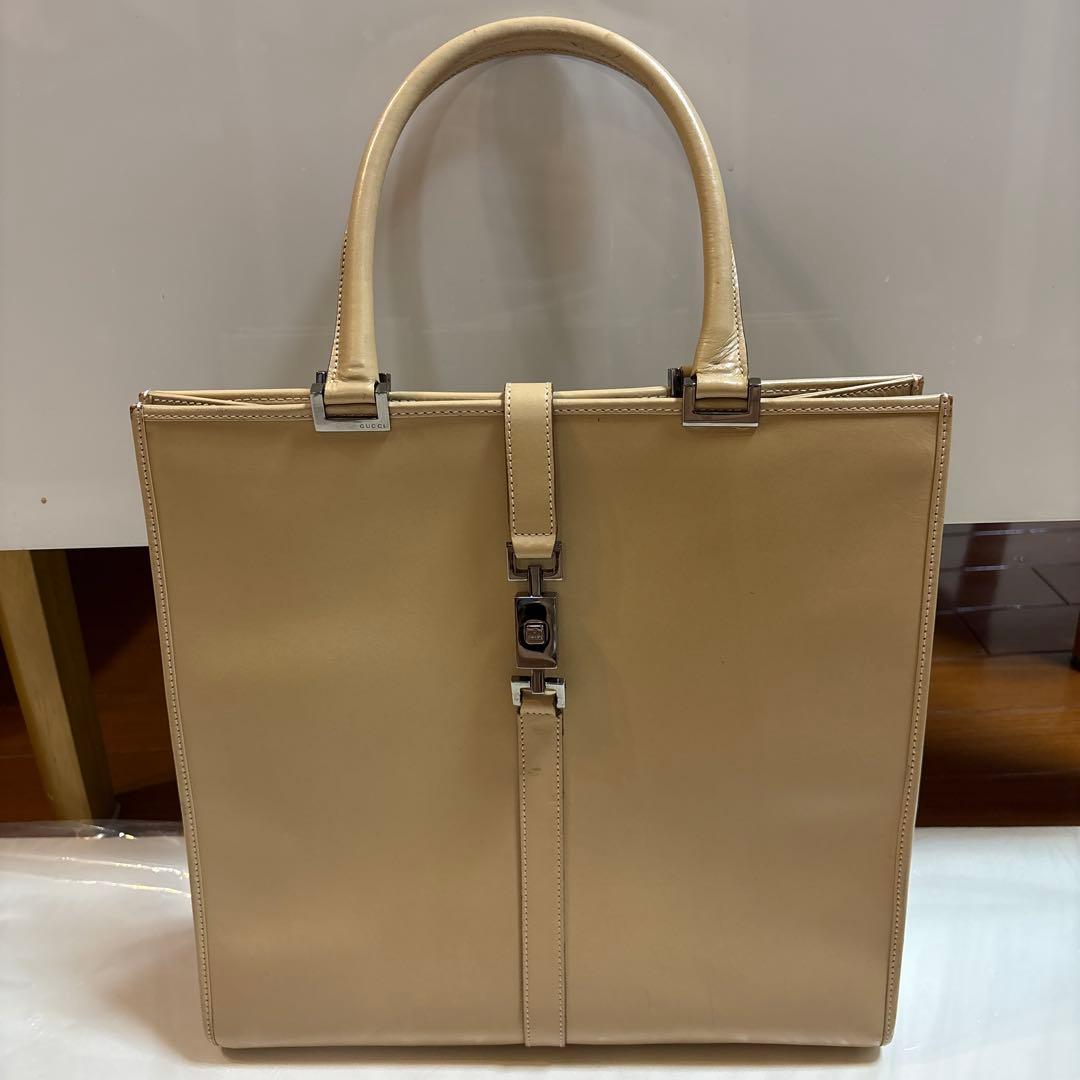 GUCCI ベージュ トートバッグ ※値下げ交渉応じます！