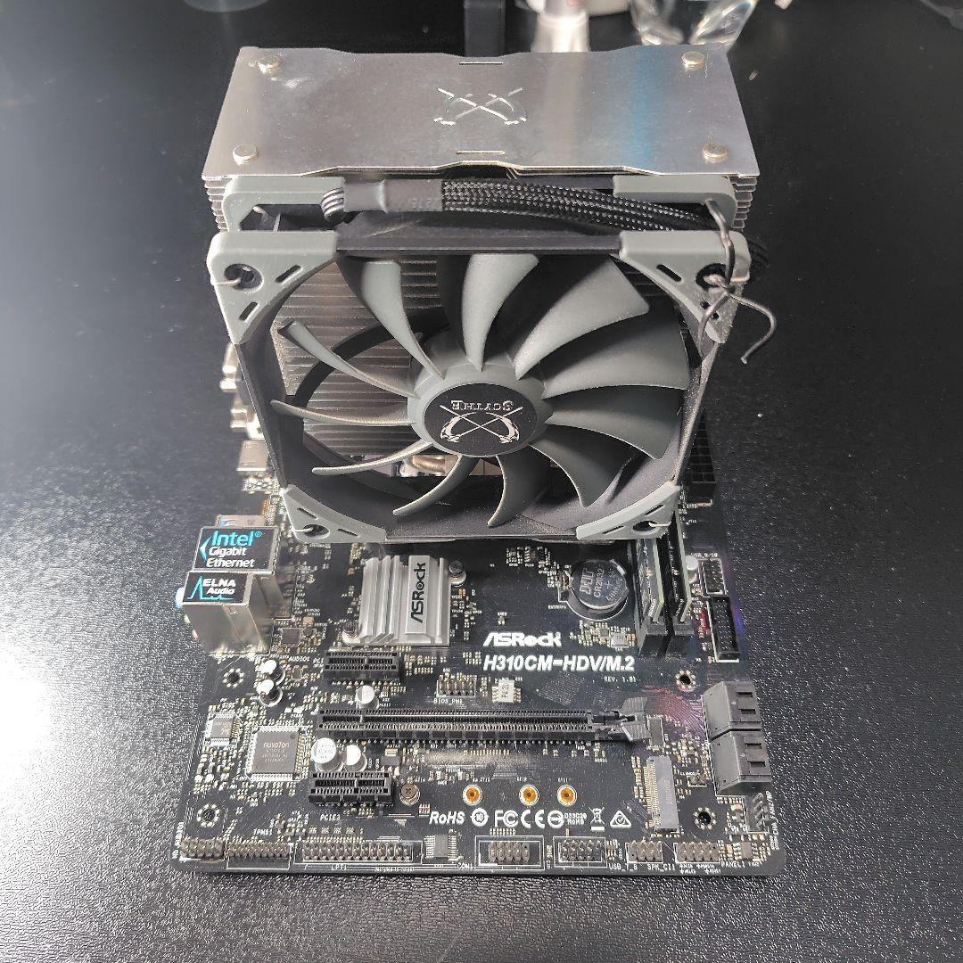 ASRock H310CM-HDVM.2 マザーボードＣＰＵ メモリー16G付き