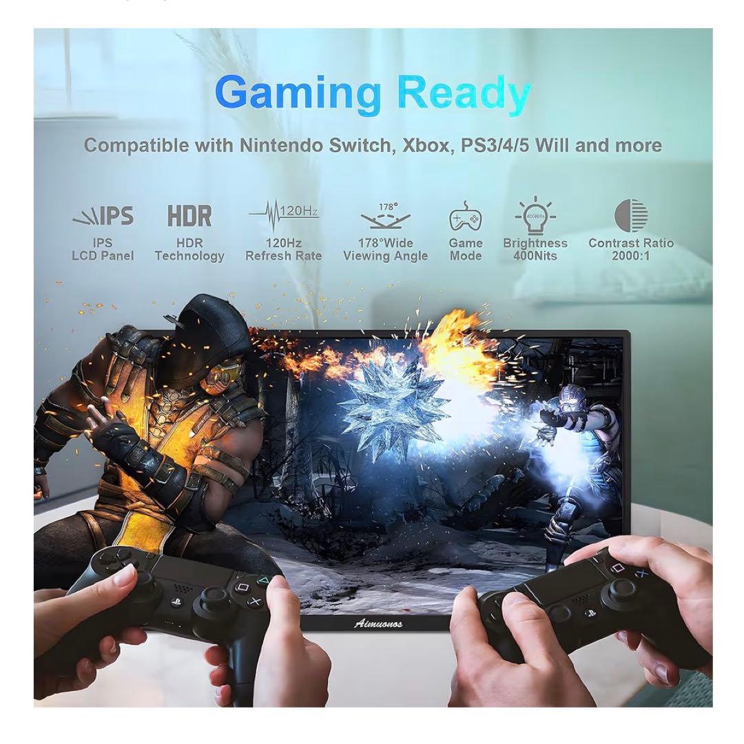 18.5インチ ノートパソコン用 ポータブルモニター 1080P