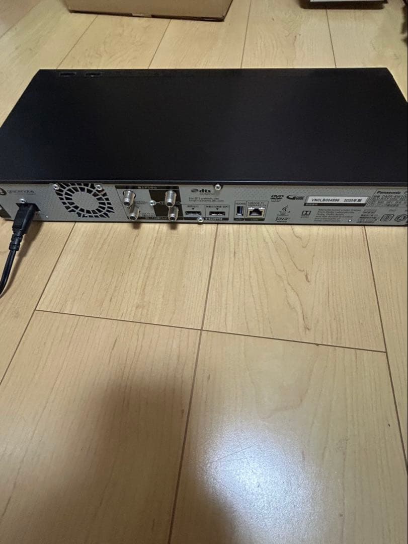 Panasonic DMR-4W100 ブルーレイレコーダー 黒