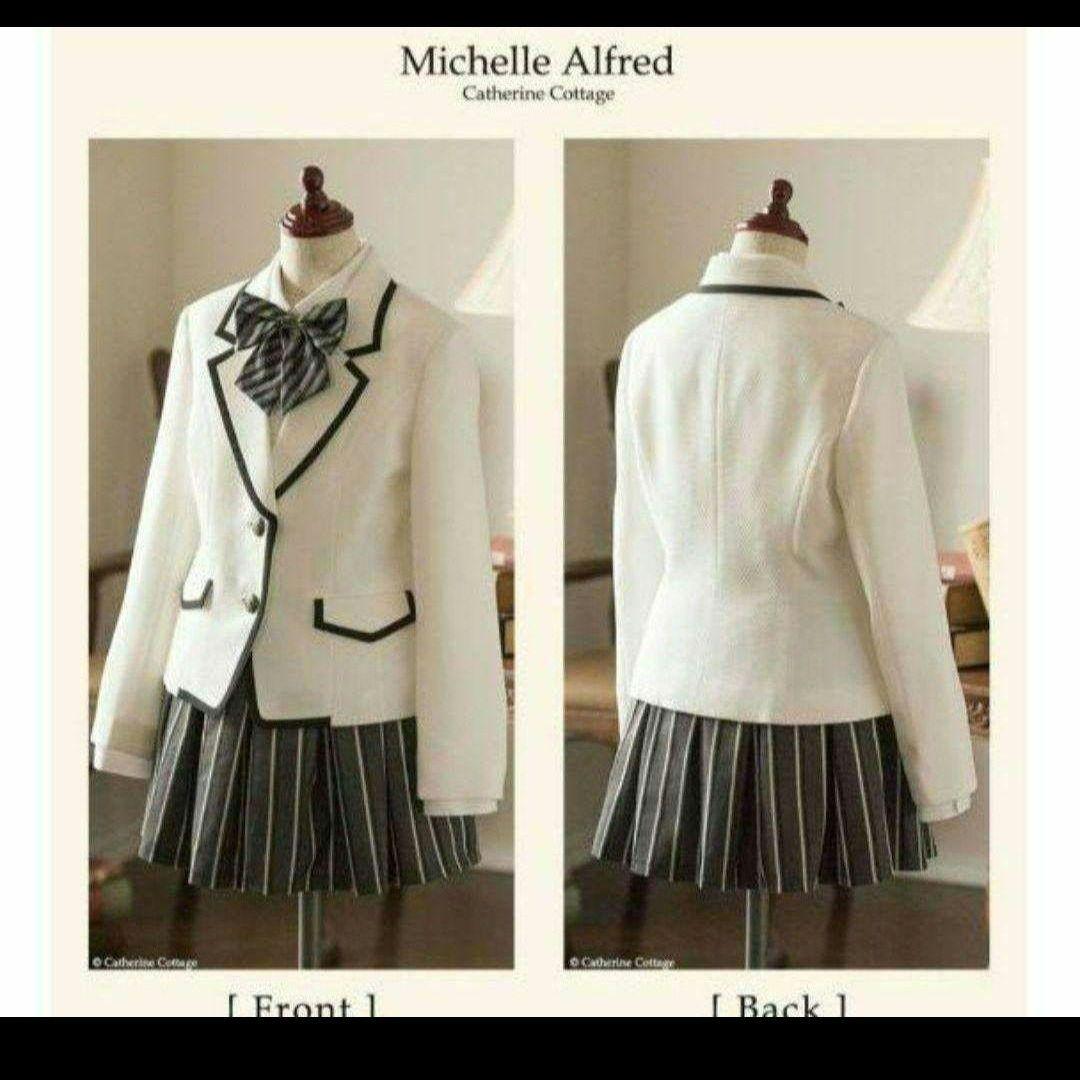 【美品】キャサリンコテージ　卒服　卒業式　160　セレモニー　フォーマルスーツ白