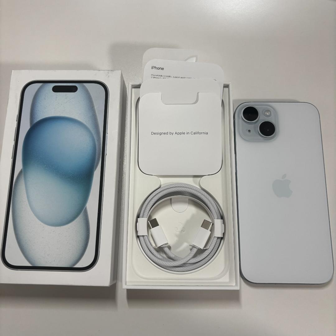 Apple iPhone15 Blue 128GB SIMフリー