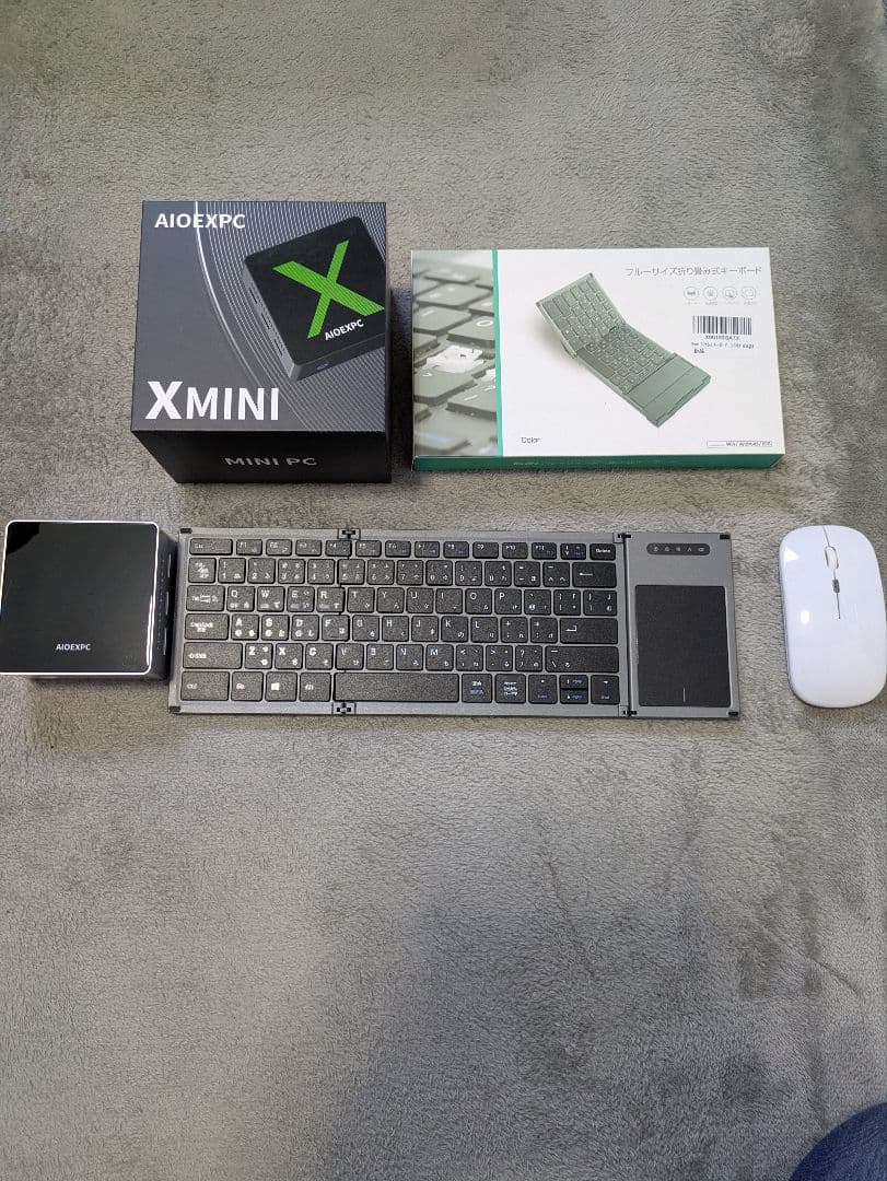 ミニPC AIOEXPC XMINI 最新第12世代、キーボード、マウスセット