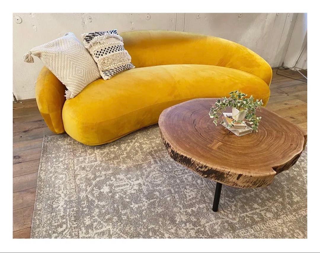 K.K☆  NOCE BEANS ソファー / Yellow