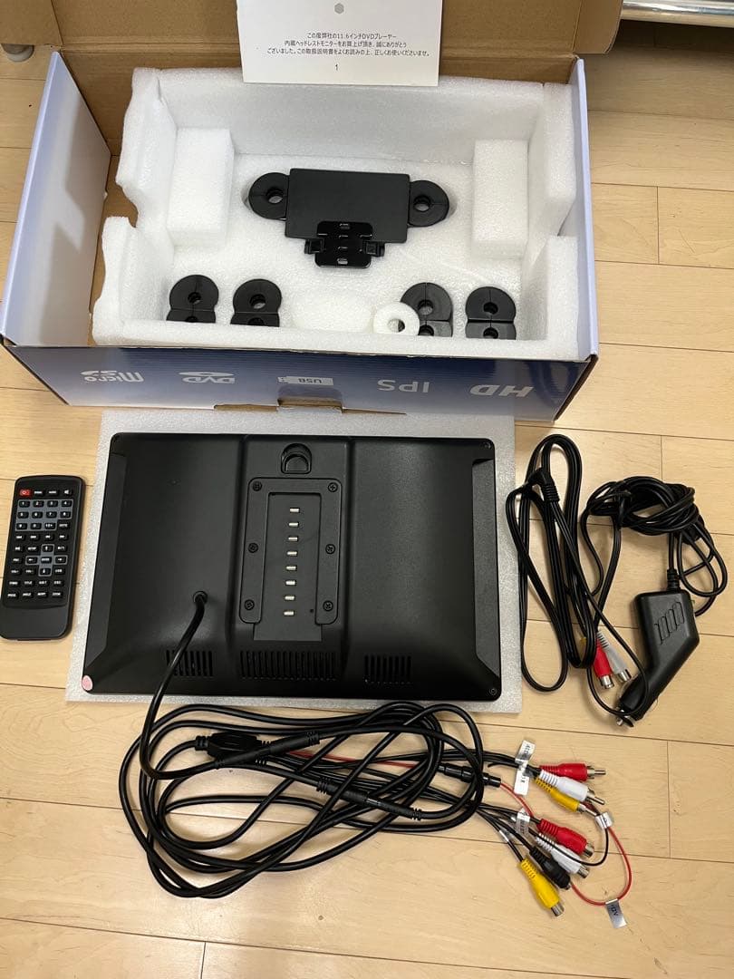 11.6インチ フルHD 車　後部座席　ヘッドレスト　DVDプレーヤー