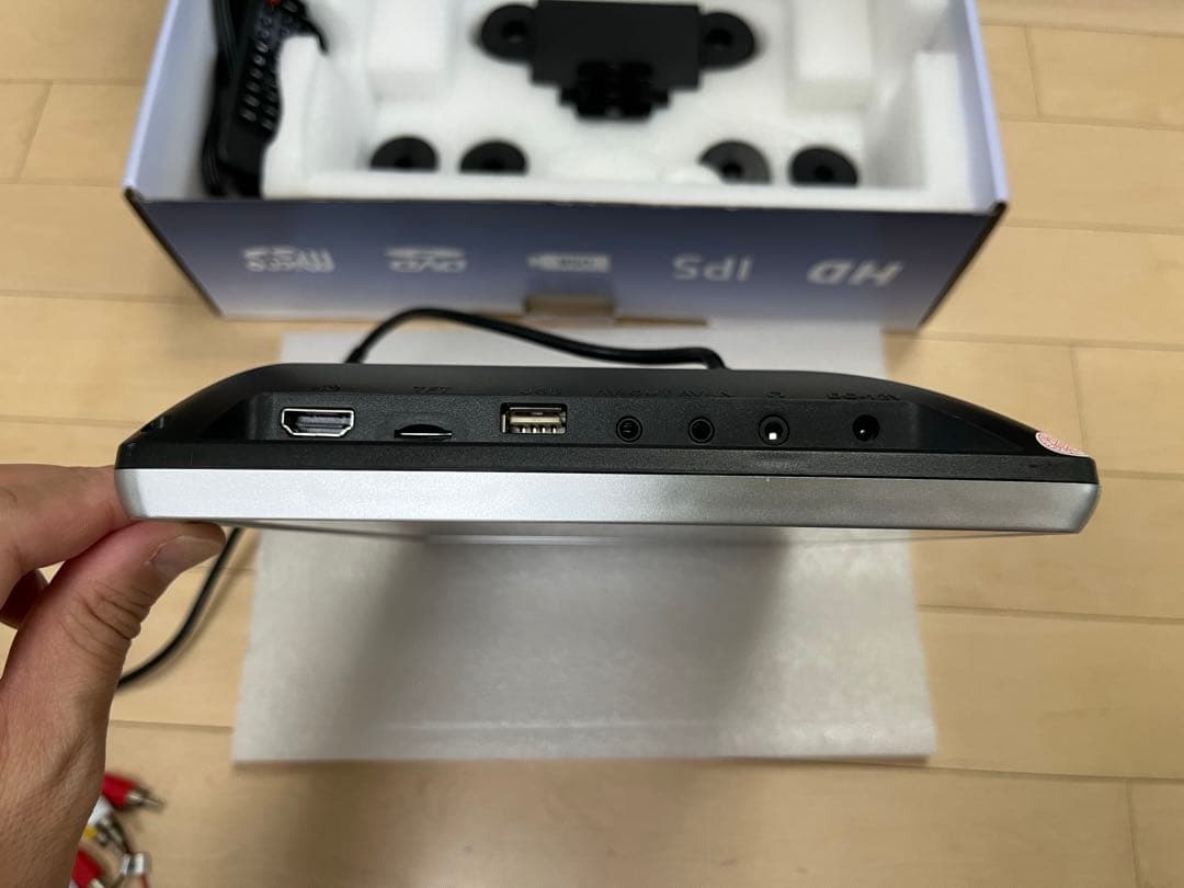 11.6インチ フルHD 車　後部座席　ヘッドレスト　DVDプレーヤー