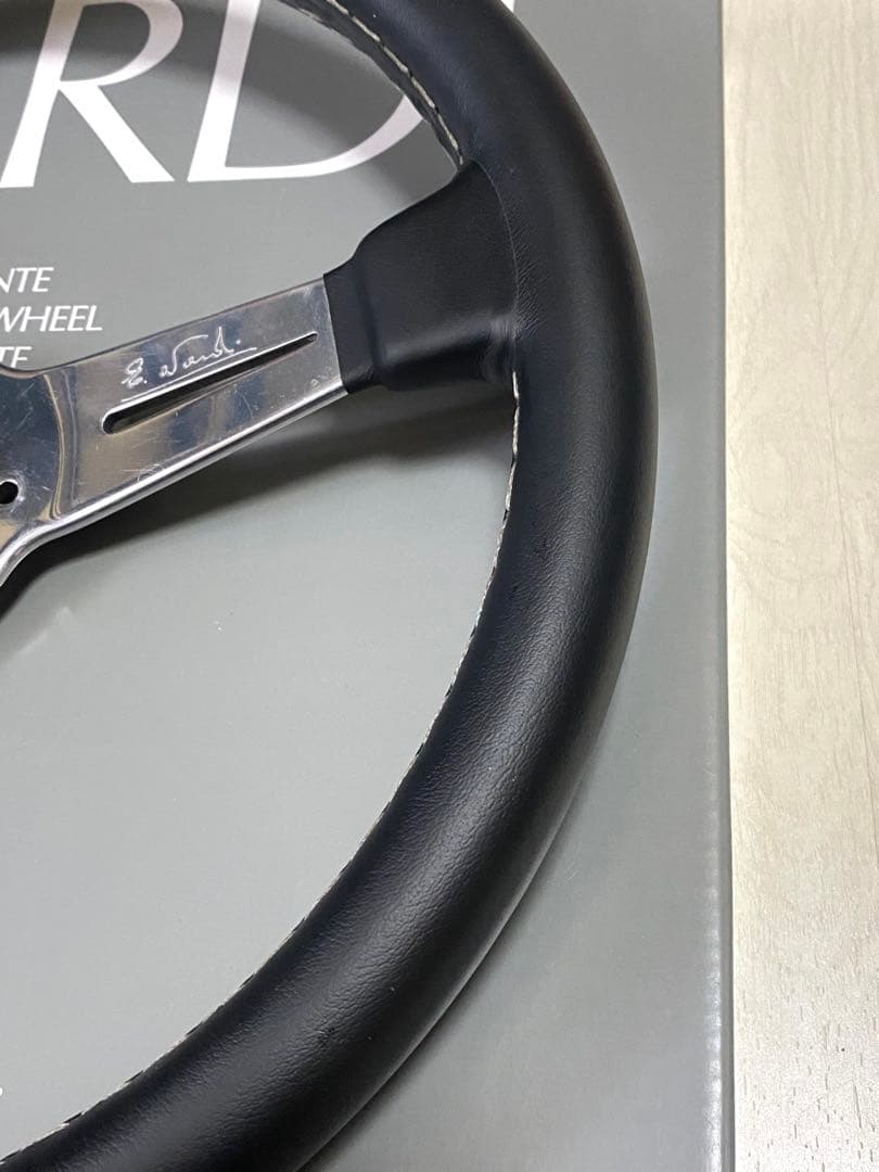 希少【NARDI】FET レザーステアリング　36Φ 【ナルディ】