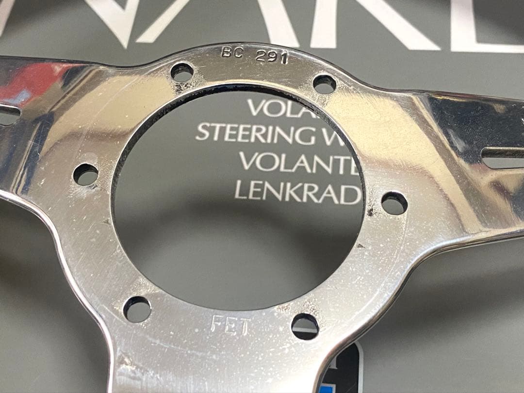 希少【NARDI】FET レザーステアリング　36Φ 【ナルディ】