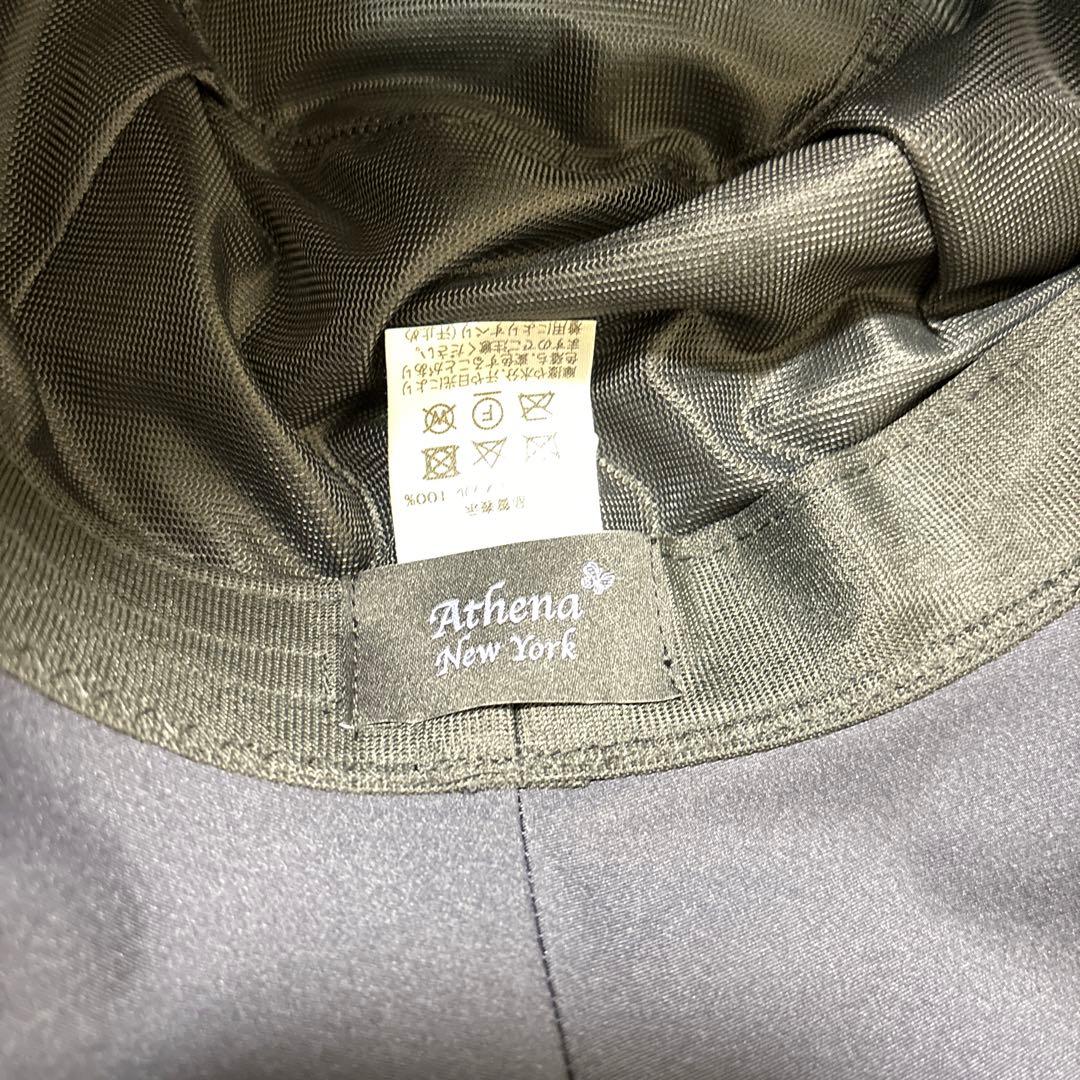 アシーナニューヨーク　帽子　ネイビー