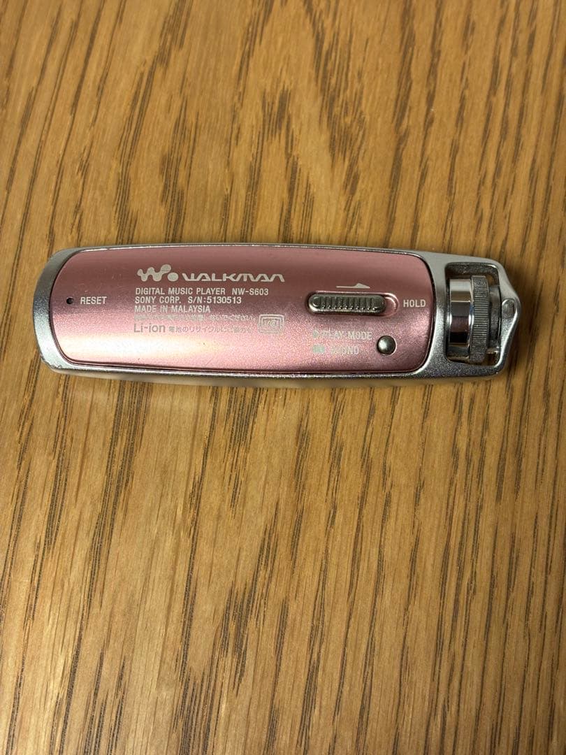 動作OK Sony Walkman NW-S603 ピンクメタル