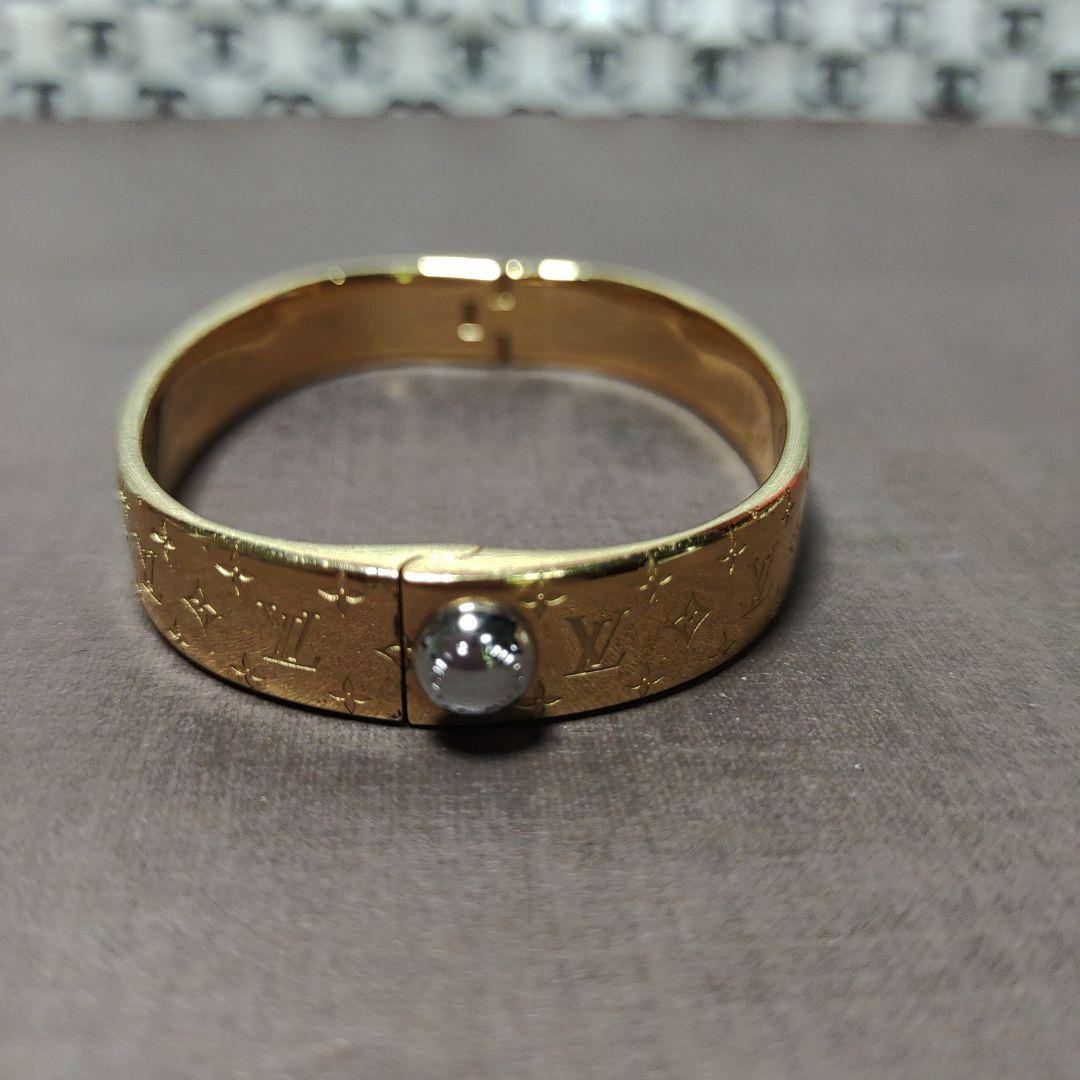 ルイヴィトン　M00251　ブレスレット　ナノグラム　ゴールド