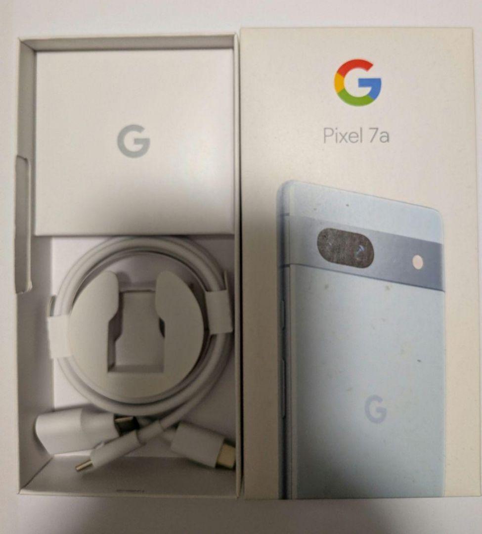 【美品】Pixel 7a 本体　カラー:Sea 水色　Google再生品　未使用