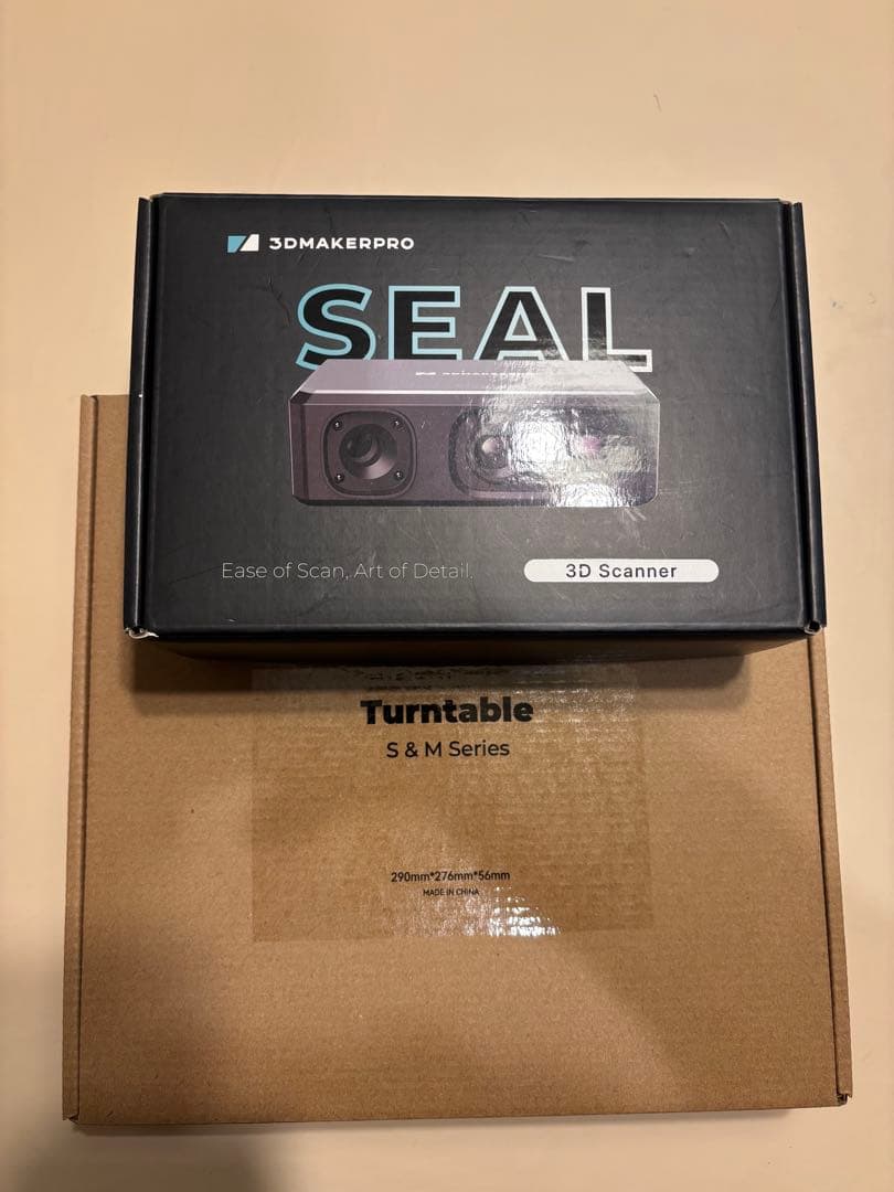 3DMakerpro Seal 3Dスキャナー+ターンテーブル+エイサブ