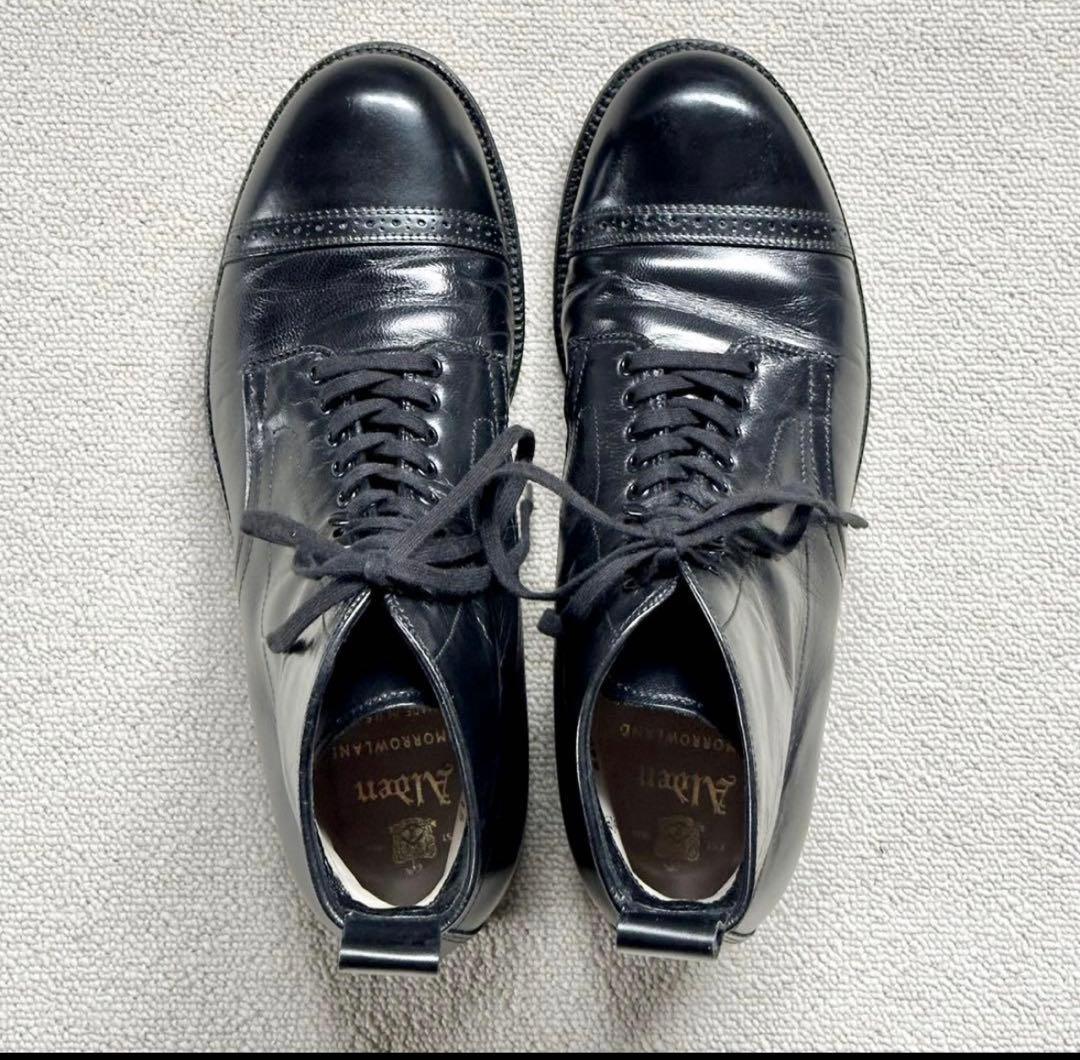 ALDEN×TOMORROWLAND 86006H 8.5D キッド×カーフ