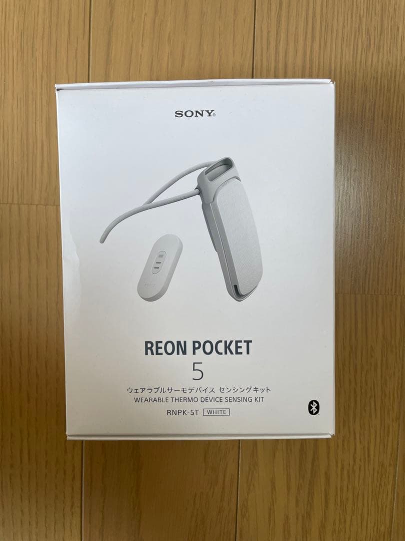 REON POCKET 5 ホワイトウェアラブルサーモデバイス