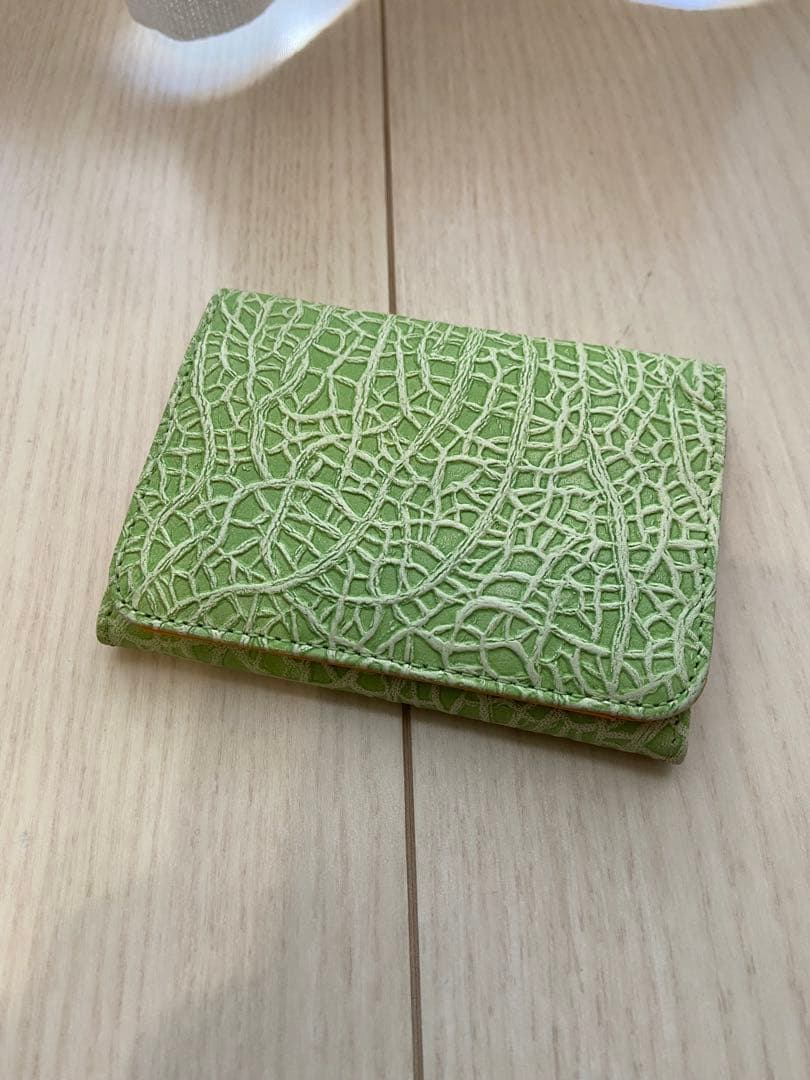 【新品・中古】EARL'S FAVOURITE赤肉メロンな名刺入れ（牛革製）