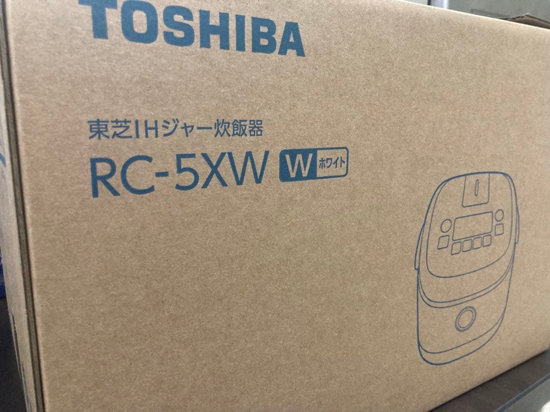 TOSHIBA RC-5XW IHジャー炊飯器 ホワイト