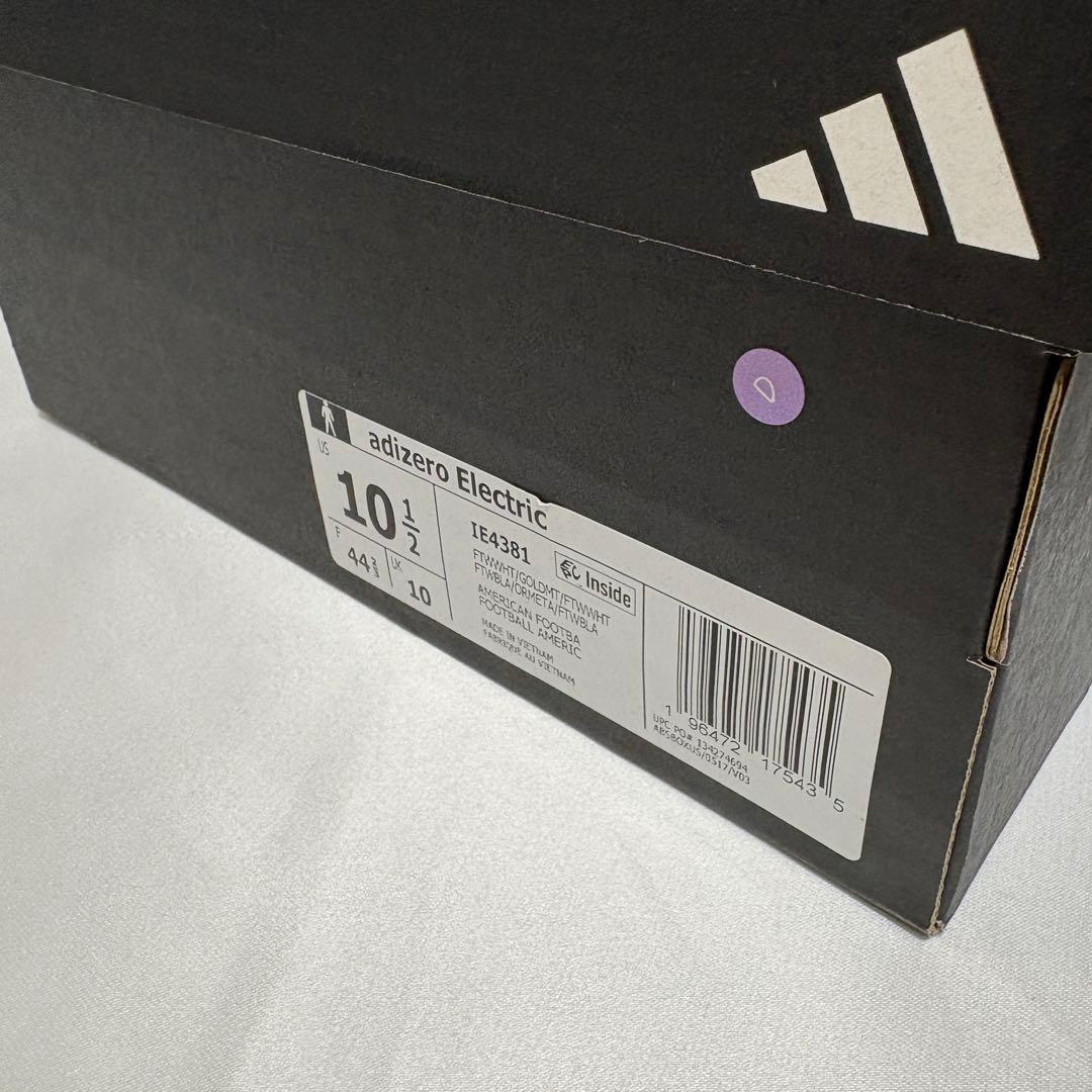 Adizero Electric Cleats WHT/GLD　28.5㎝　D