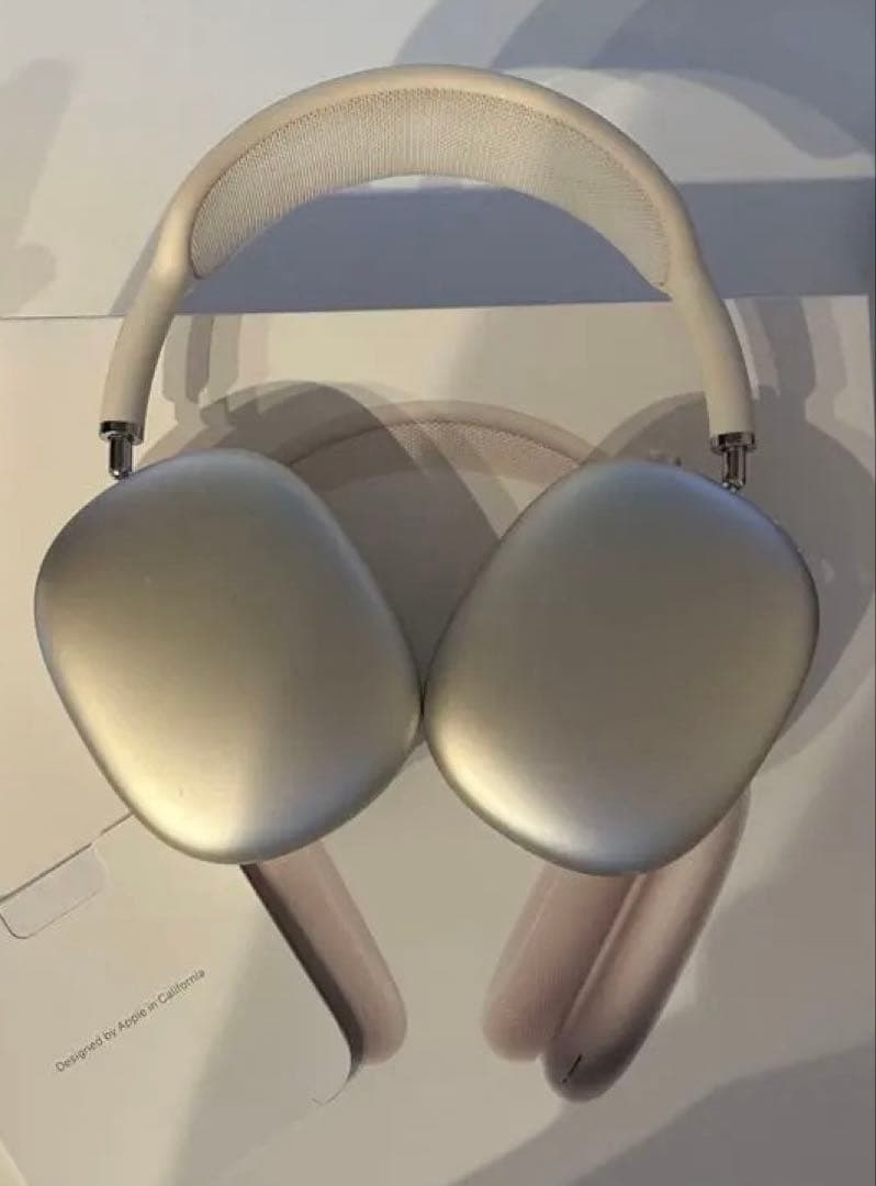 AirPodsMax第一世代シルバー ワイヤレスヘッドフォン ケース・箱付き