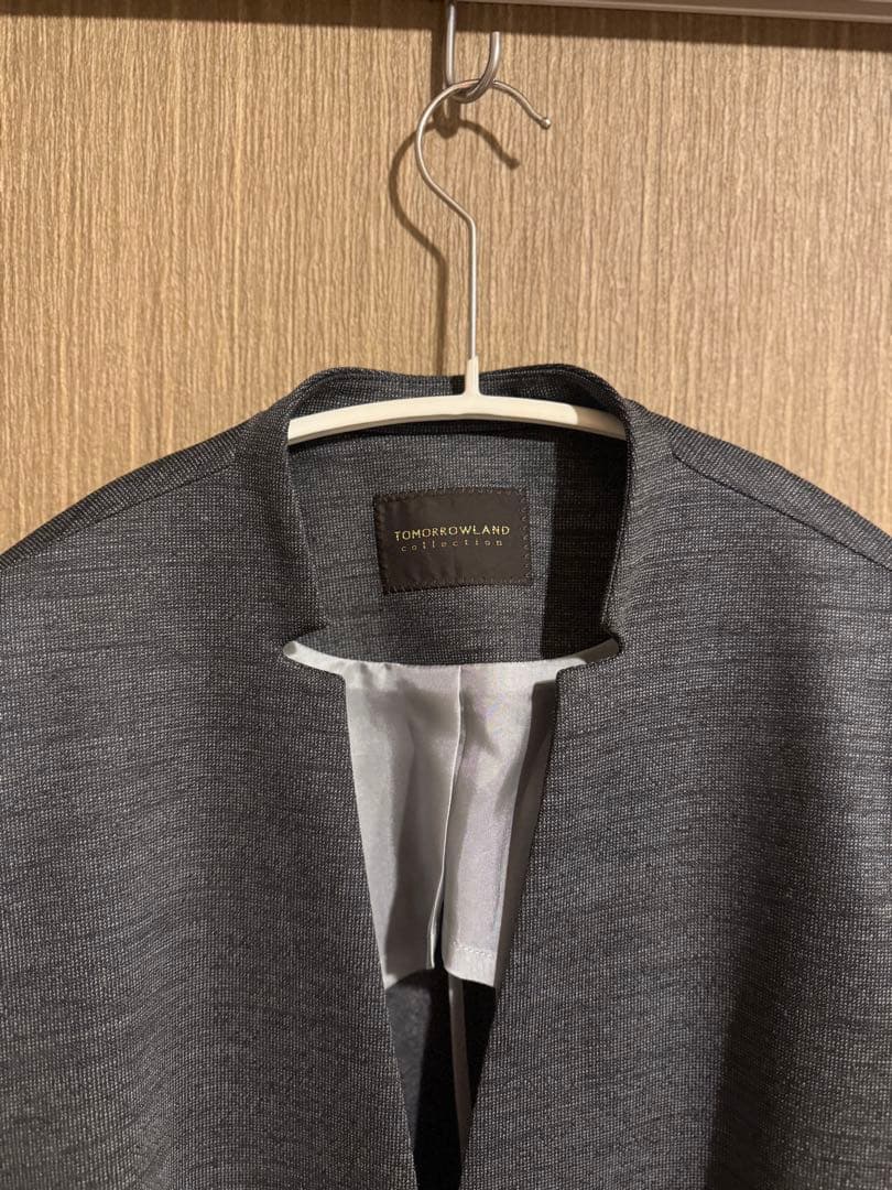 TOMORROWLAND collection キザミカラージャケット　グレー
