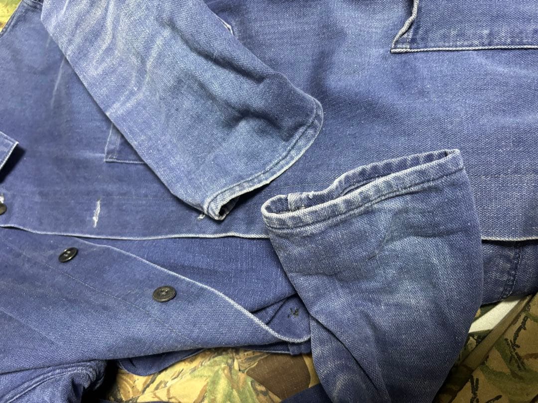 年代不明　ユーロワークジャケット　デニム生地