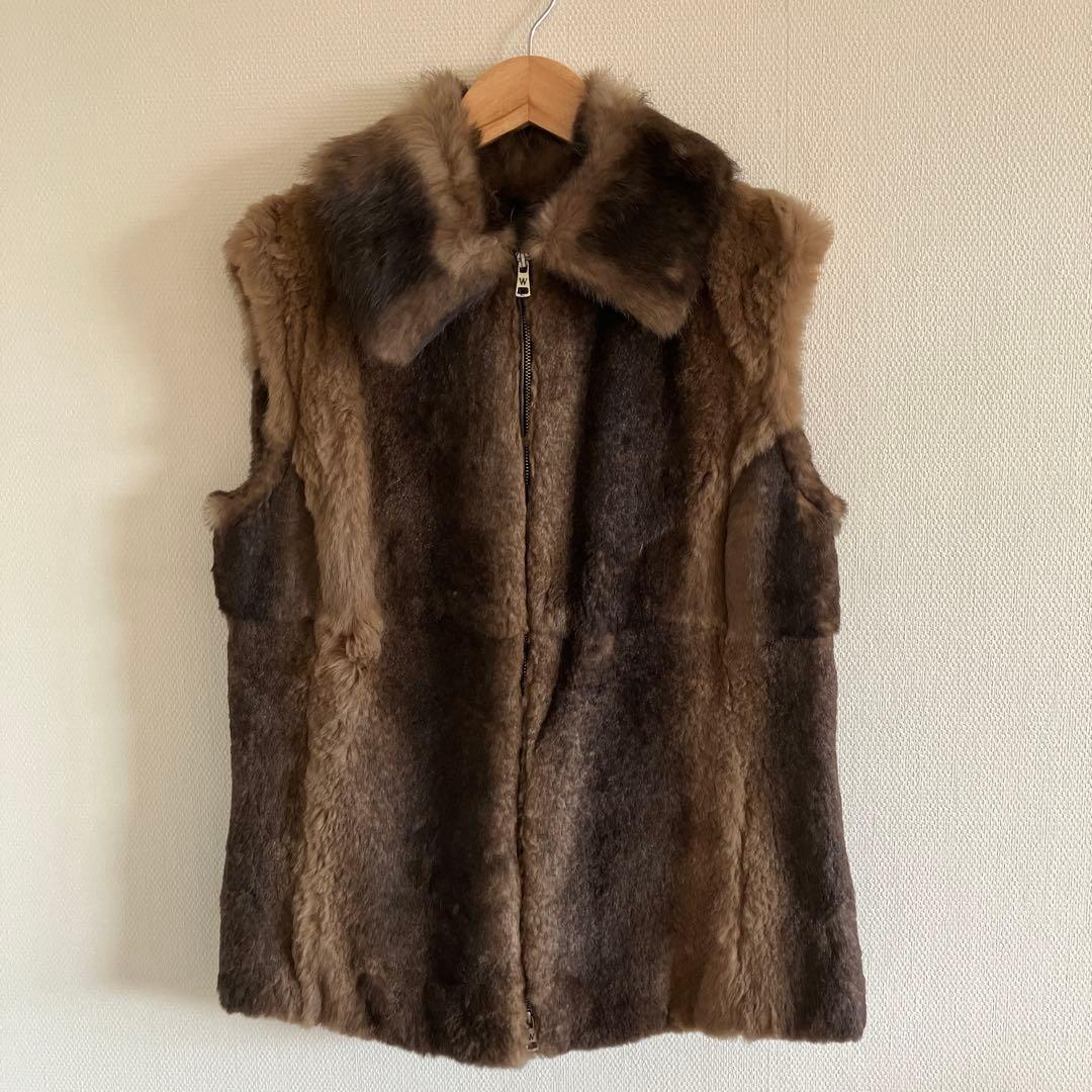 MaxMara 毛皮ベスト　未使用品