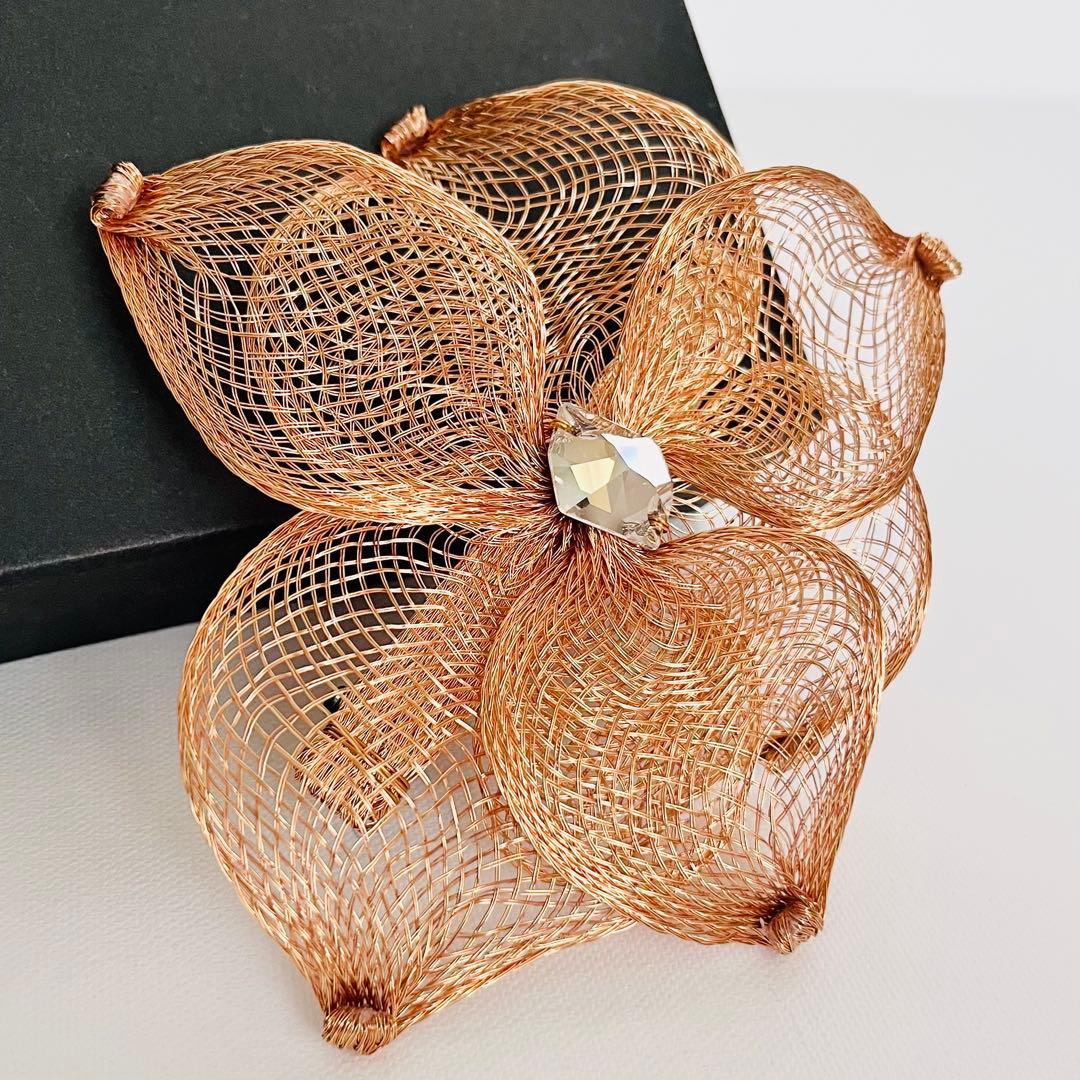 2/7迄値下【卒業式・謝恩会・入学式】コレットマルーフ メッシュフラワーバレッタ