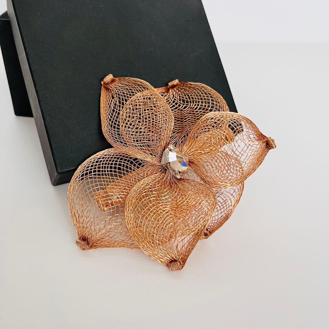 2/7迄値下【卒業式・謝恩会・入学式】コレットマルーフ メッシュフラワーバレッタ