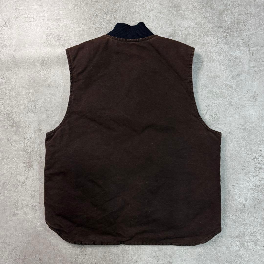 なみ様carhartt カーハート【L】 00sダックベスト フェード 雰囲気◎