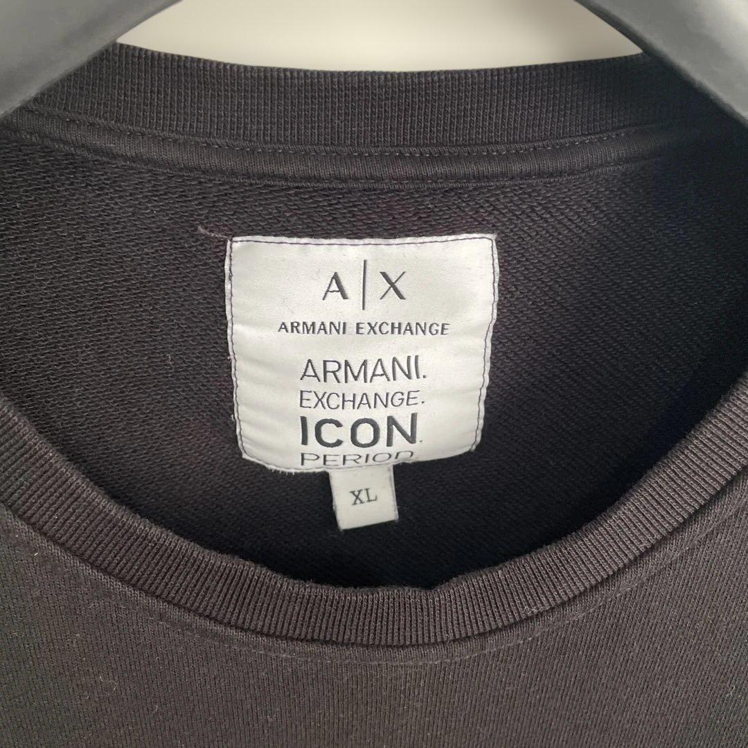 ARMANI EXCHANGE ビッグロゴスウェット XLサイズ刺繍