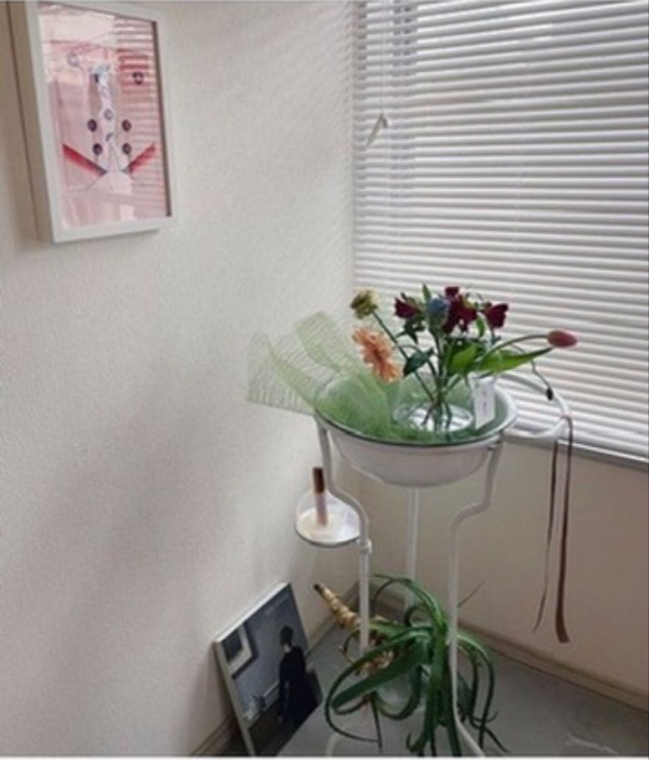 アンティーク　ホーロー製ウォッシュスタンド