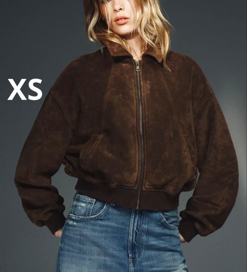 ZARA ザラ　フェイクスエードジャケット　新品、未使用