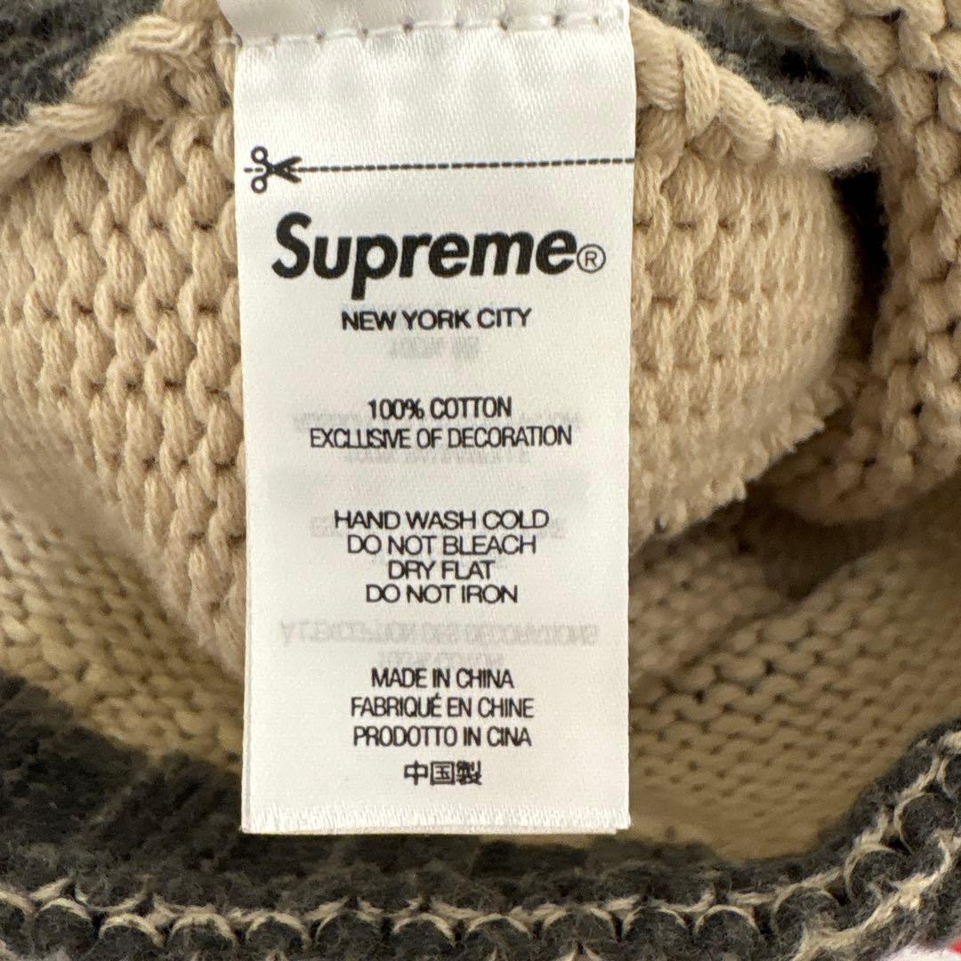 帽子 supreme overprint beanie black