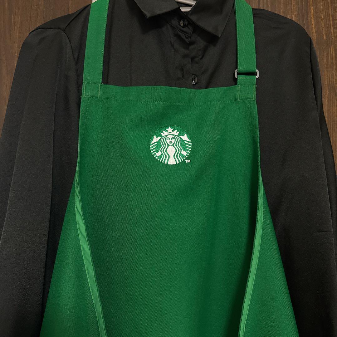 ✩Starbucks エプロンのみ グリーン