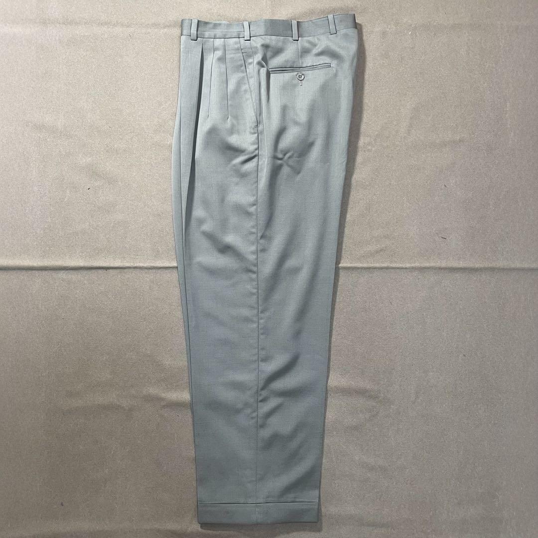 90s ノードストローム ウールギャバ 3タックスラックス ビンテージ usa製