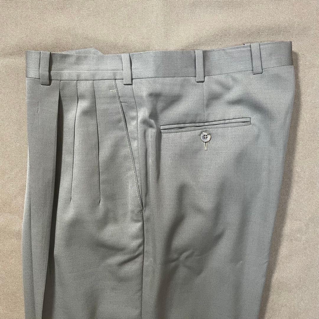 90s ノードストローム ウールギャバ 3タックスラックス ビンテージ usa製