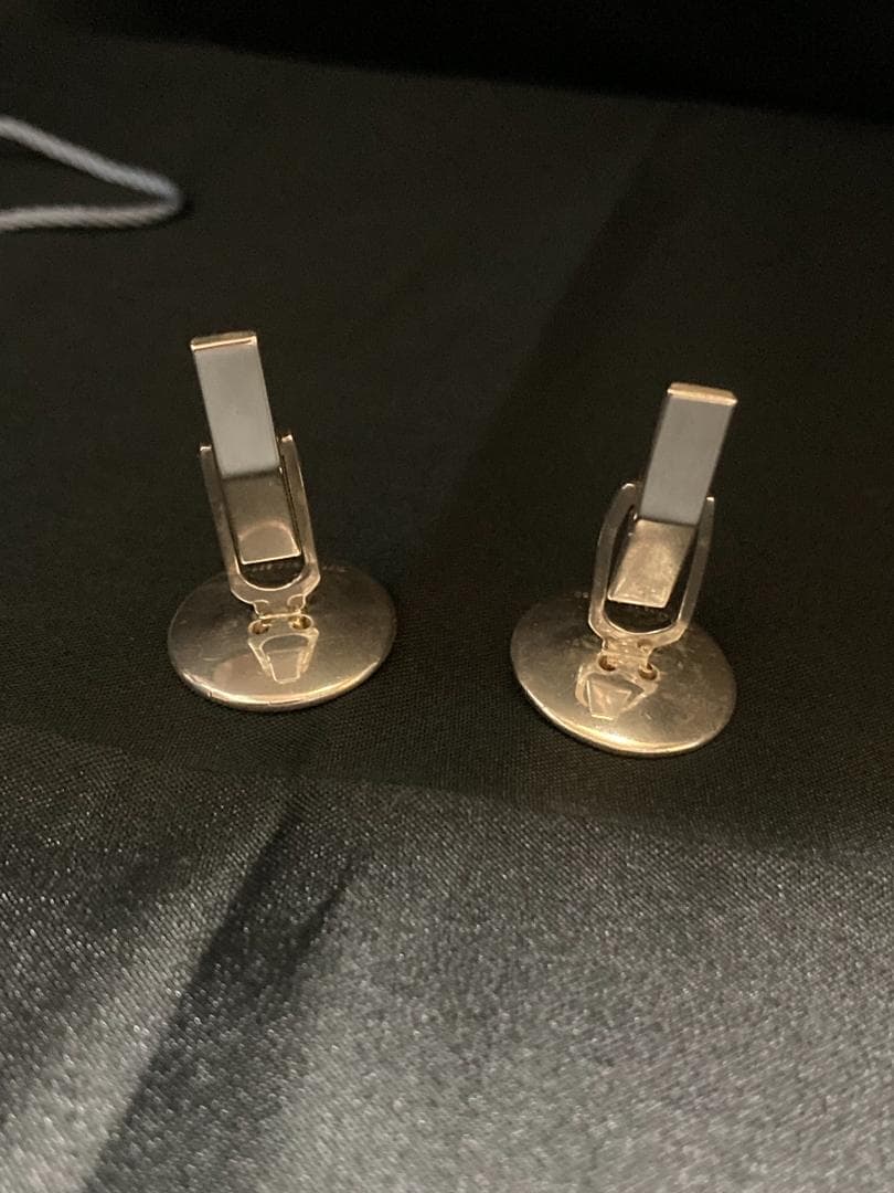 美品 ティファニー カフス ボタン モチーフ コンビ 925 750 18K