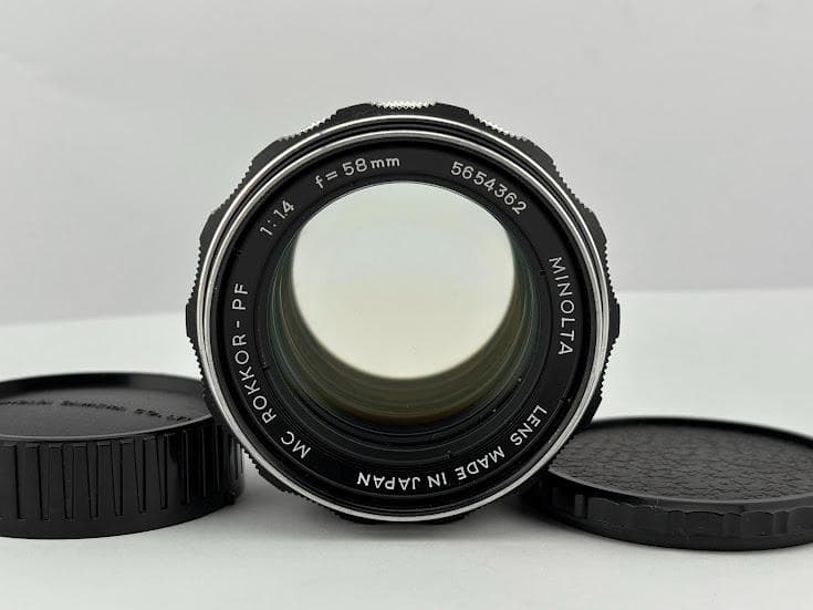 ★極上品★ミノルタ MINOLTA MC ROKKOR-PF 58mm F1.4