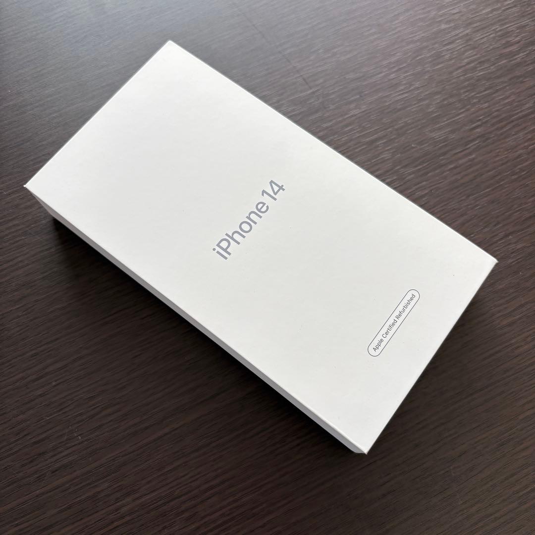 新品未開封 iPhone14 128GB ミッドナイト SIMフリー　整備済製品