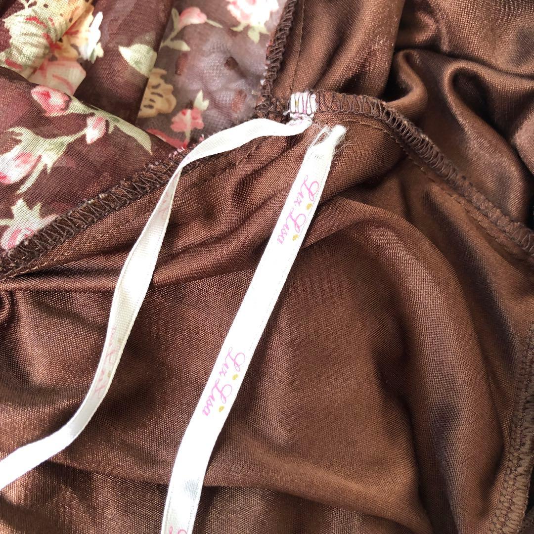 LIZLISA 希少　ワンピ風　コンビネゾン　花柄　スカパン　平成レトロ