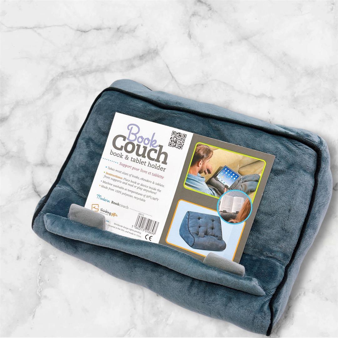 ⭐︎Book Couch ブックホルダー グレー　タブレットホルダークッション