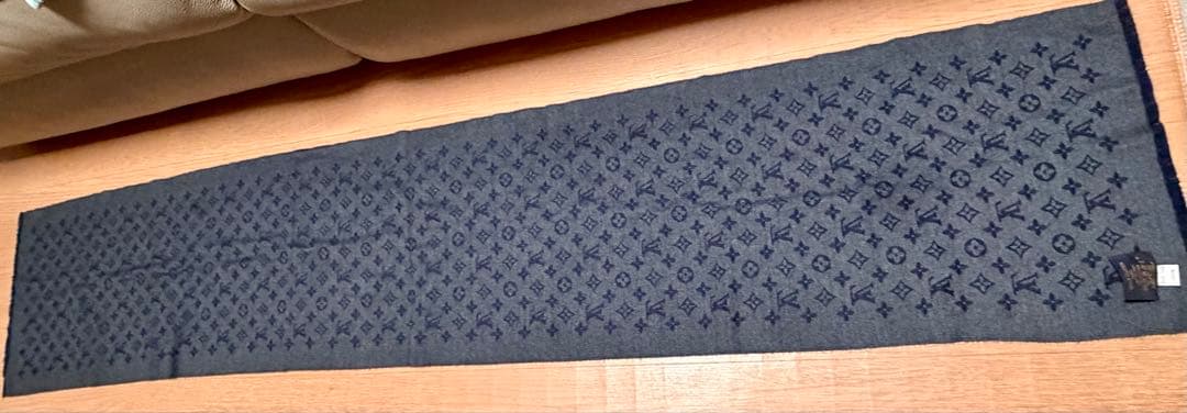 【非売品】Louis Vuitton ルイヴィトン ネイビー ストール　マフラー
