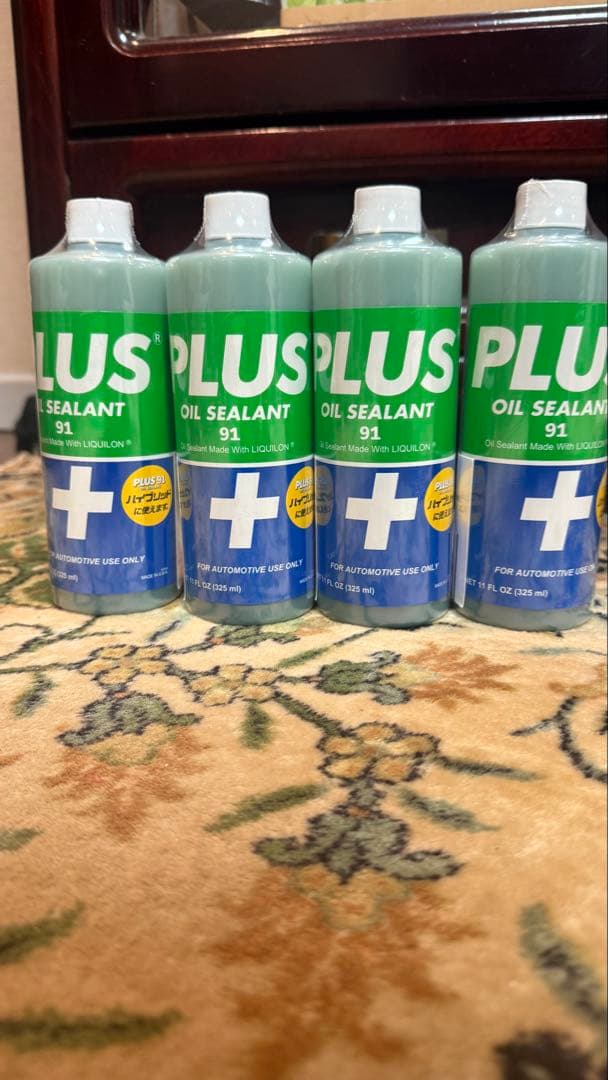 plus91 PLUS91 添加剤　325ml 漏れ止め剤　4本
