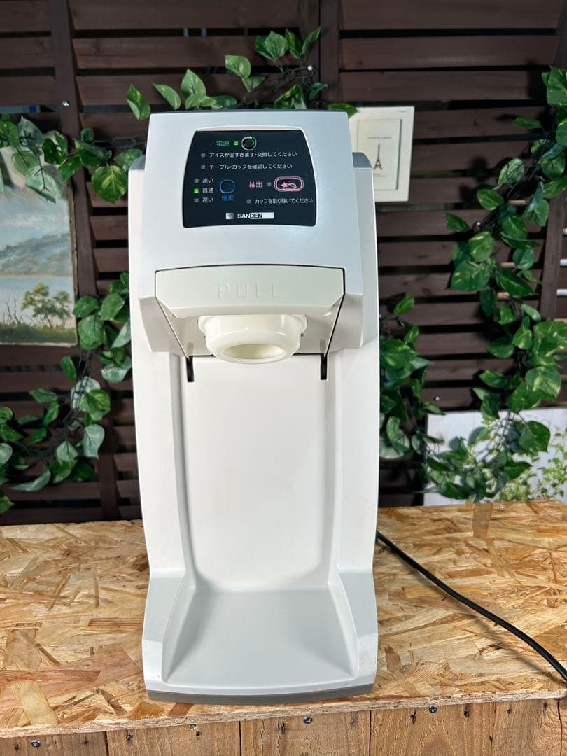 サンデン One Shot OS3 CIM-10A ソフトアイス機 業務用 通電