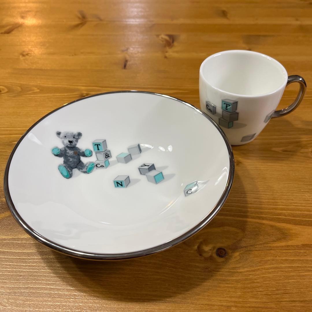 ティファニー Tiffany ベビー食器　セット　マグカップ　プレート（深皿）
