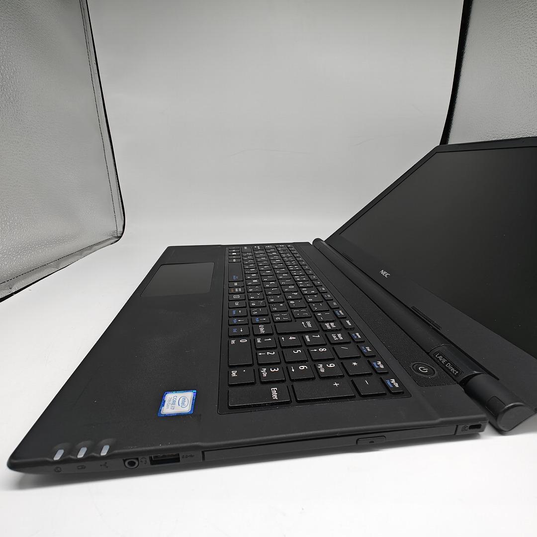 【NEC】高性能i7 SSD256GB 8GB 黒色 オフィス付き ノートPC