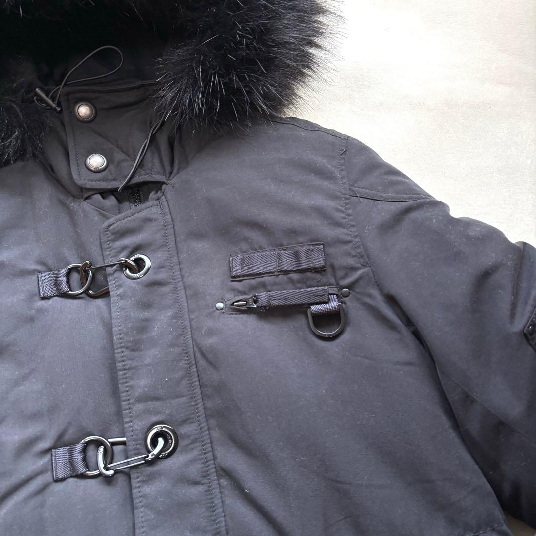 【美品】SLYスライ N3B ミリタリーモッズコート y2k ブラック サイズ1