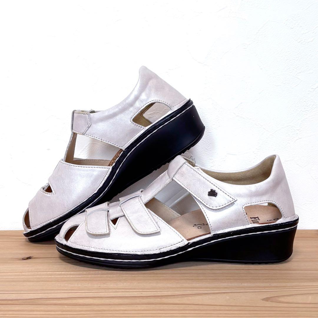 未使用　フィンコンフォート　FUNEN　サマーシューズ　グルカサンダル　ベルクロ