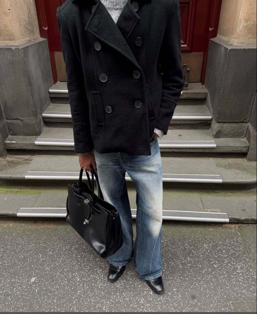 pコート ウールコート　darkwear mode ナポレオンジャケット