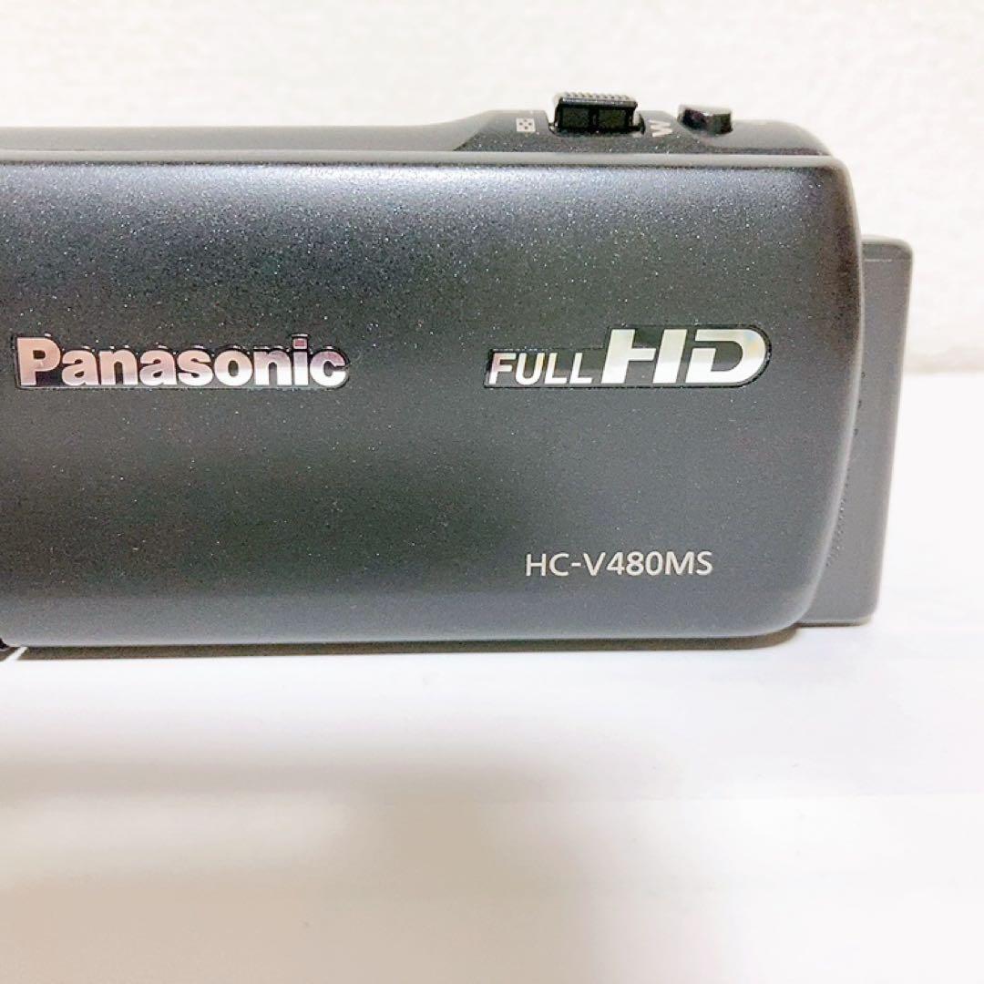 【美品】Panasonic ビデオカメラ　HC-V480MS 付属品・説明書有り